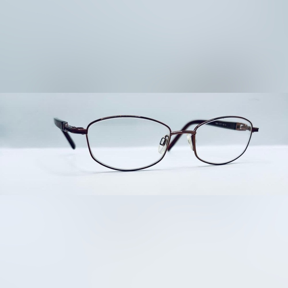 Pentax P9964 Brown Oval Sunglasses Frames Only